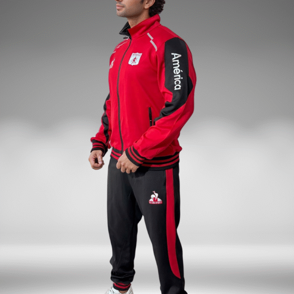 Sudadera Rib - América - Negro / Rojo - Image 3