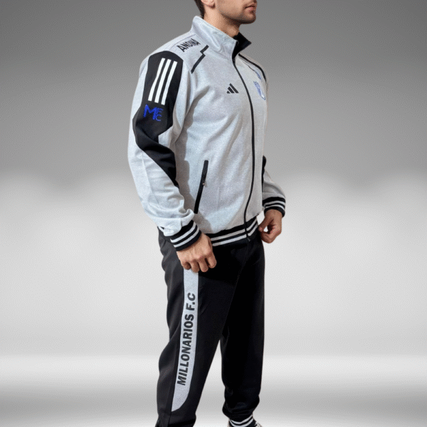 Sudadera Rib - Millonarios - Negro / Gris - Image 2