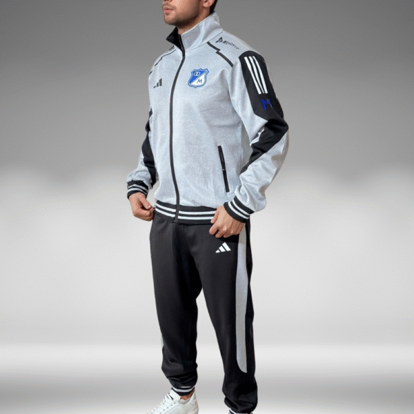 Sudadera Rib - Millonarios - Negro / Gris - Image 3