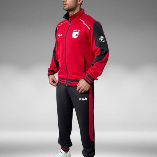 Sudadera Rib - Santa Fe - Negro / Rojo - Image 2