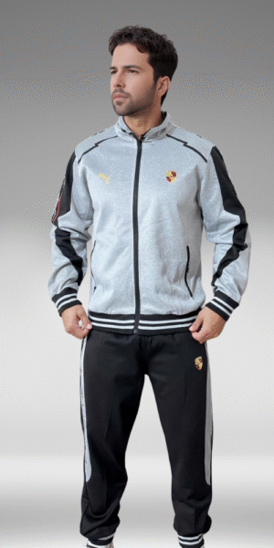 Sudadera Rib - Porsche - Negro / Gris