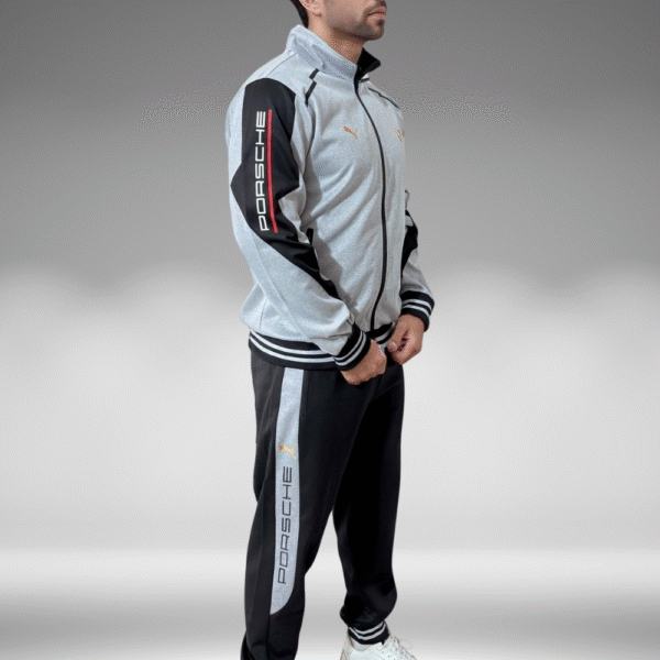 Sudadera Rib - Porsche - Negro / Gris - Image 2