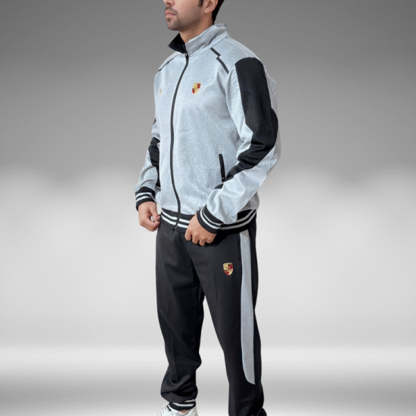 Sudadera Rib - Porsche - Negro / Gris - Image 3