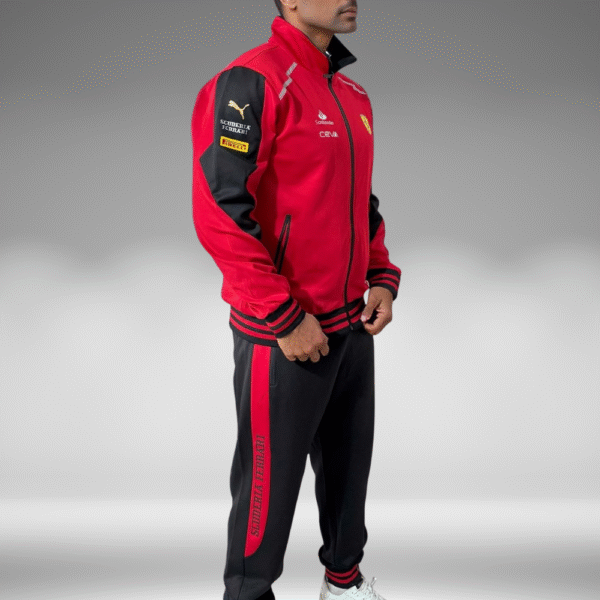 Sudadera Rib - Ferrari - Negro / Rojo - Image 2