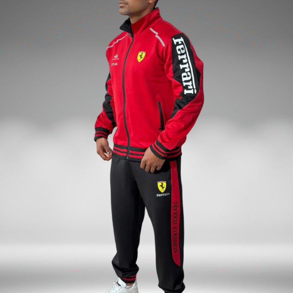 Sudadera Rib - Ferrari - Negro / Rojo - Image 3