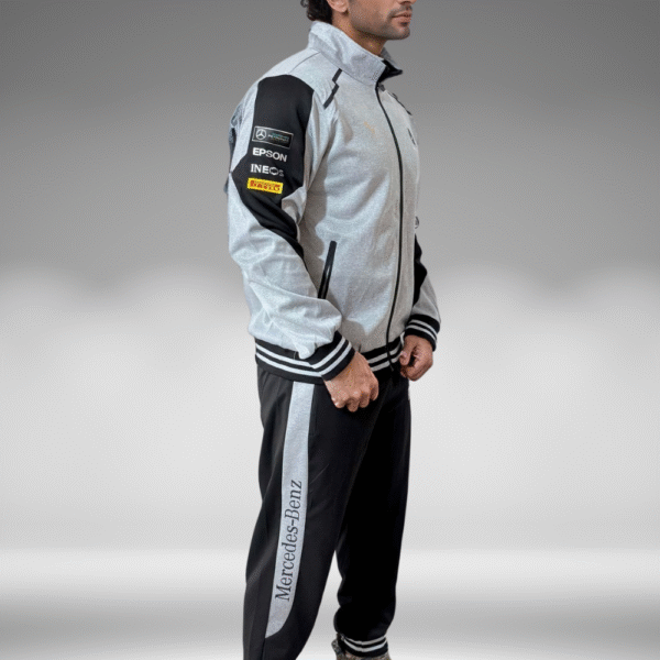 Sudadera Rib - Mercedes Benz - Negro / Gris - Image 2