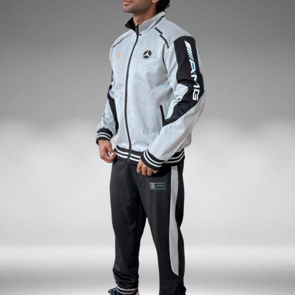 Sudadera Rib - Mercedes Benz - Negro / Gris - Image 3