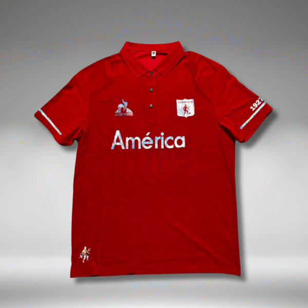 Polo Premium - America Lineas Mangas - Rojo - Image 4