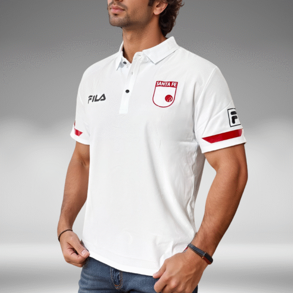 Polo Premium - Santa Fe Lineas Mangas - Blanco - Image 2