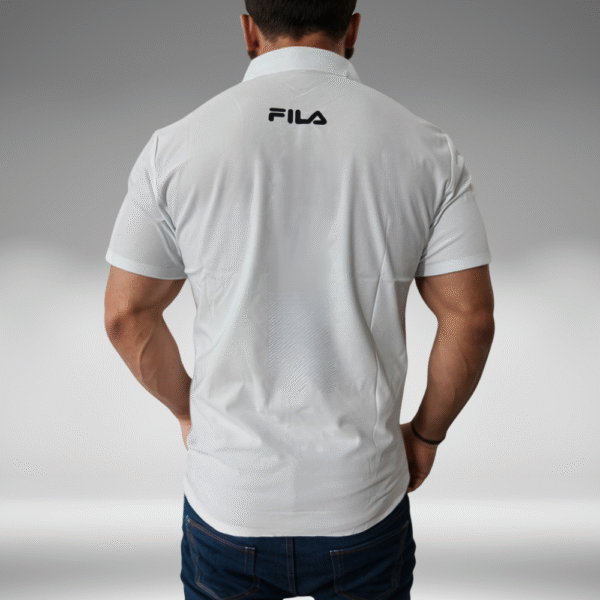 Polo Premium - Santa Fe Lineas Mangas - Blanco - Image 3