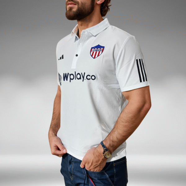 Polo Premium - Junior Lineas Mangas - Blanco - Image 2
