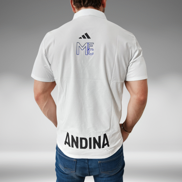 Polo Premium - Millonarios Lineas Mangas - Blanco - Image 3