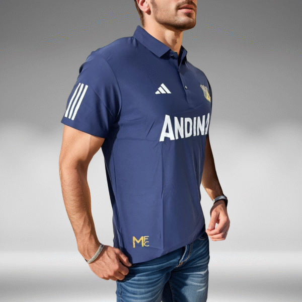 Polo Premium - Millonarios Lineas Mangas - Azul Oscuro - Image 2