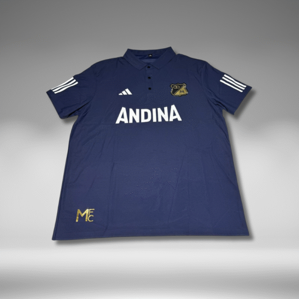 Polo Premium - Millonarios Lineas Mangas - Azul Oscuro - Image 4