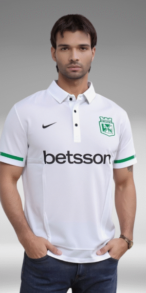 Polo Premium - Nacional Lineas Mangas - Blanco
