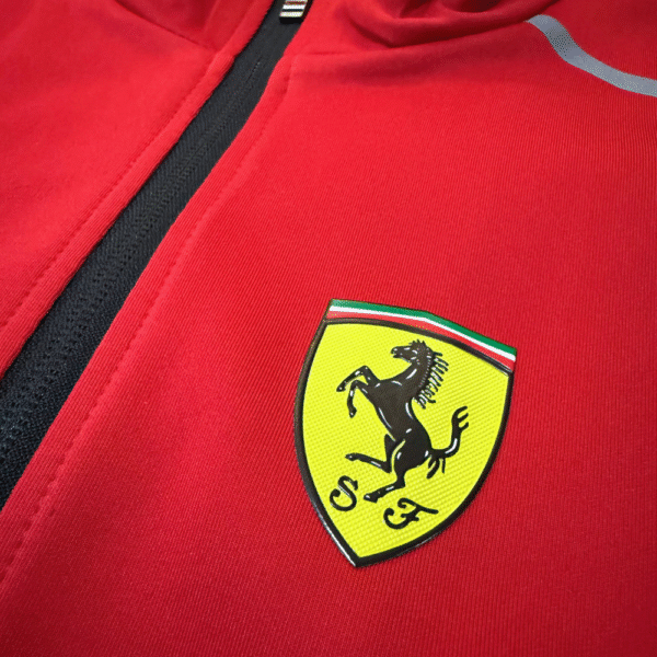 Sudadera Rib - Ferrari - Negro / Rojo - Image 5