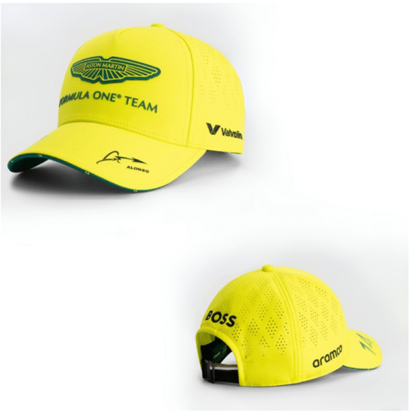 Gorra AAA - Aston Martin Fernando Alonzo Amarilla - Image 2