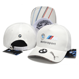 Gorra Gama Alta - BMW Motorsport Premium Blanca