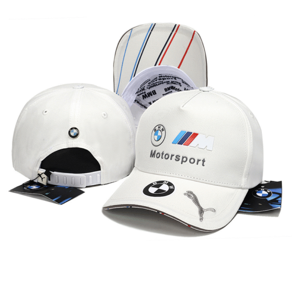 Gorra Gama Alta - BMW Motorsport Premium Blanca
