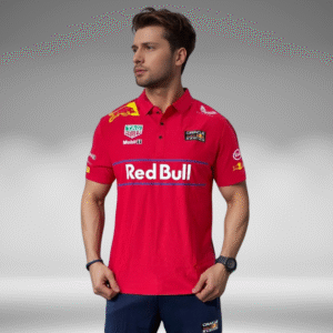 Polo Premium - Redbull Lineas Frente - Rojo