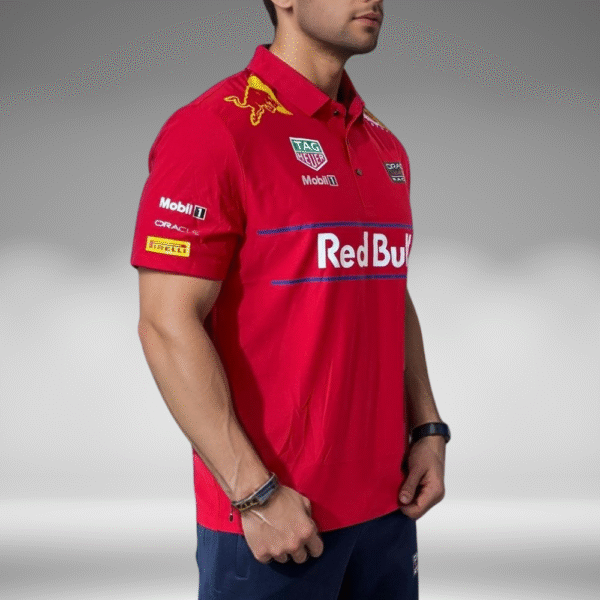 Polo Premium - Redbull Lineas Frente - Rojo - Image 2