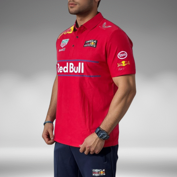 Polo Premium - Redbull Lineas Frente - Rojo - Image 3