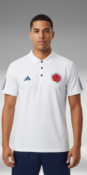 Polo Premium - Colombia Clasica - Blanco