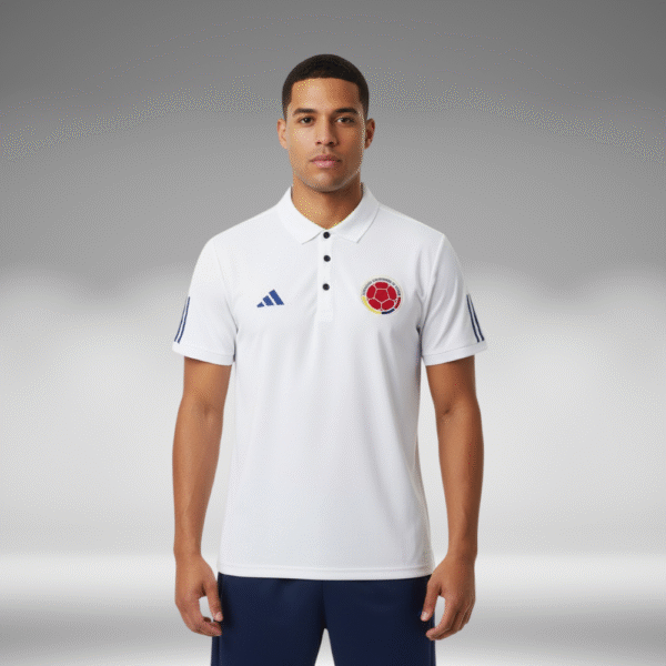 Polo Premium - Colombia Clasica - Blanco