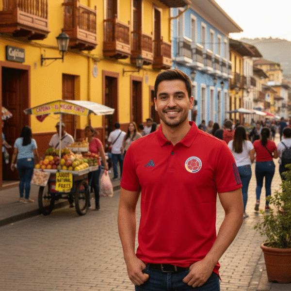 Polo Premium - Colombia Clasica - Rojo - Image 5