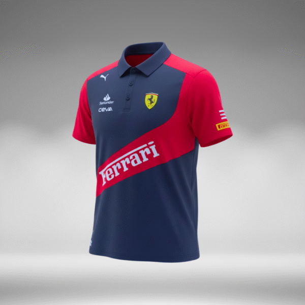 Polo Curva - Ferrari - Negro/Rojo - Image 5
