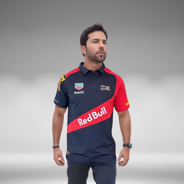 Polo Curva - Redbull - Negro/Rojo