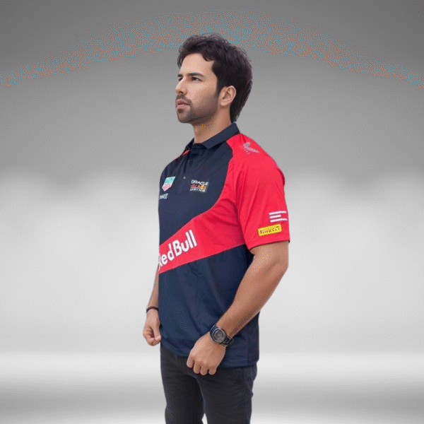 Polo Curva - Redbull - Negro/Rojo - Image 2