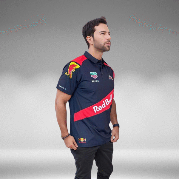 Polo Curva - Redbull - Negro/Rojo - Image 3