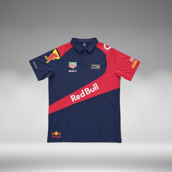Polo Curva - Redbull - Negro/Rojo - Image 5