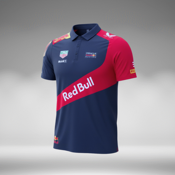 Polo Curva - Redbull - Negro/Rojo - Image 6