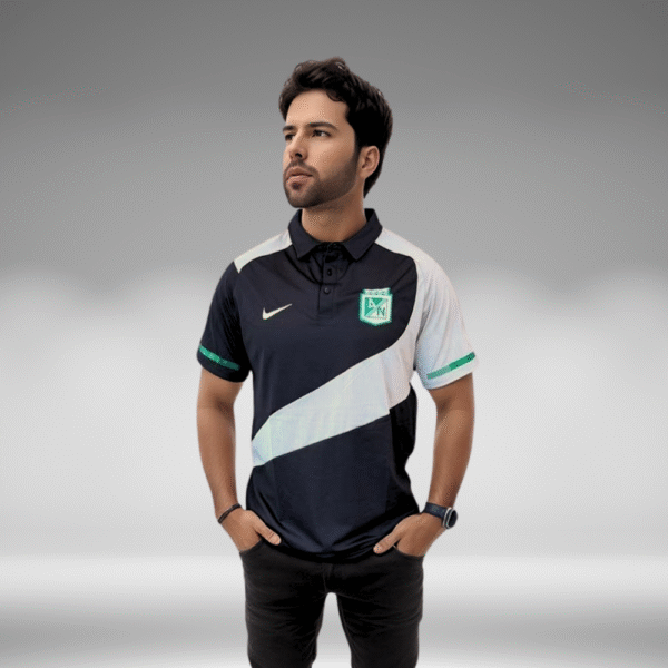 Polo Curva - Nacional - Negro/Gris - Image 2