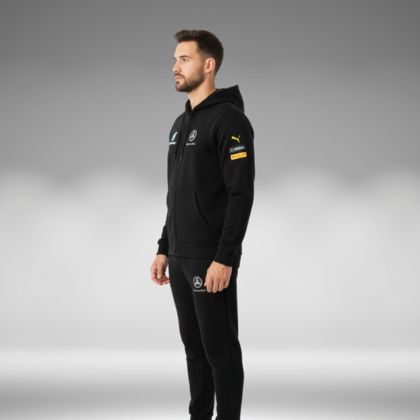 Chaqueta Perchado - AMG Brazo Mercedes Benz - Negro - Image 2