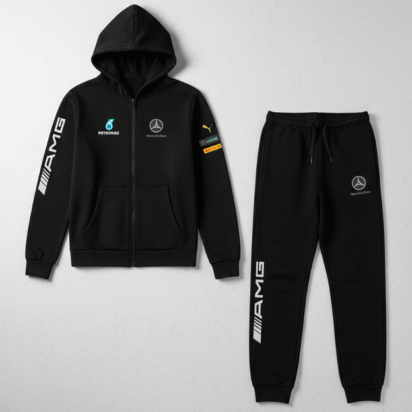 Chaqueta Perchado - AMG Brazo Mercedes Benz - Negro - Image 4