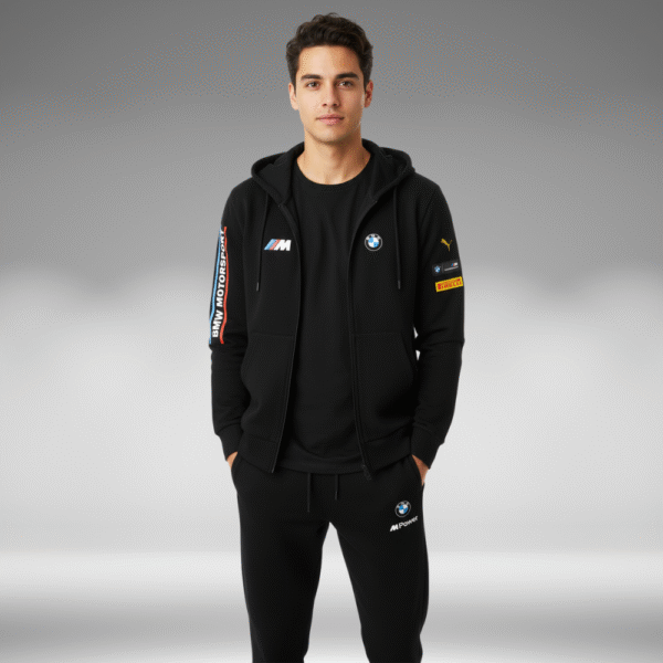Chaqueta Perchado - Motorsport Brazo BMW - Negro - Image 3