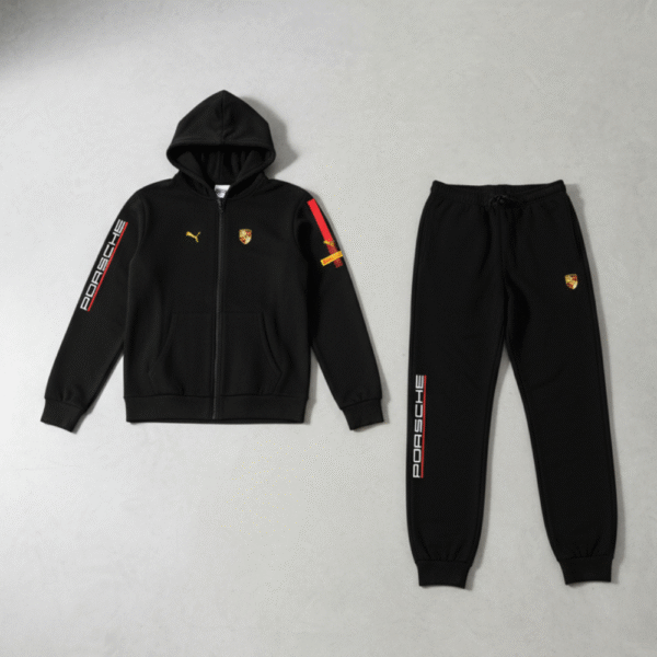 Chaqueta Perchado - Linea Brazo Porsche - Negro - Image 5