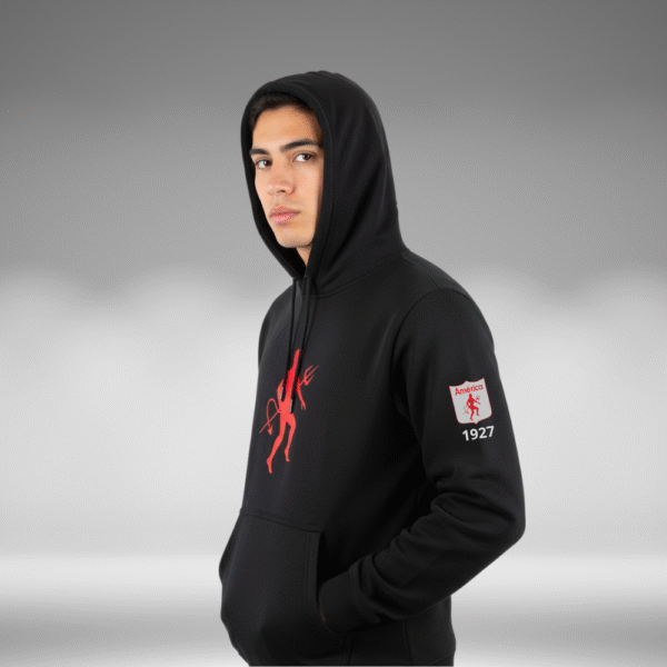 Hoddie Perchado - America Clasico - Negro - Image 4