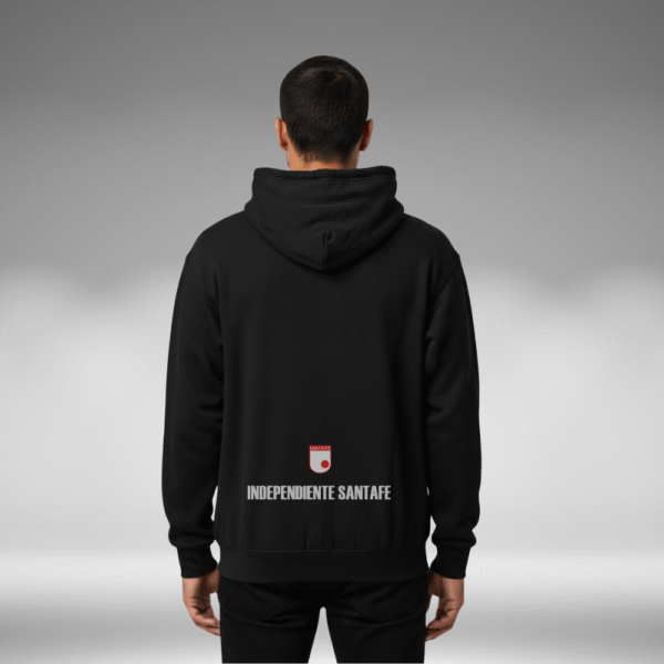 Hoddie Perchado - Santa Fe Leon - Negro - Image 4
