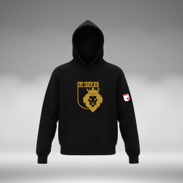 Hoddie Perchado - Santa Fe Leon - Negro - Image 5