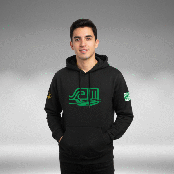Hoddie Perchado – Nacional SAM – Negro