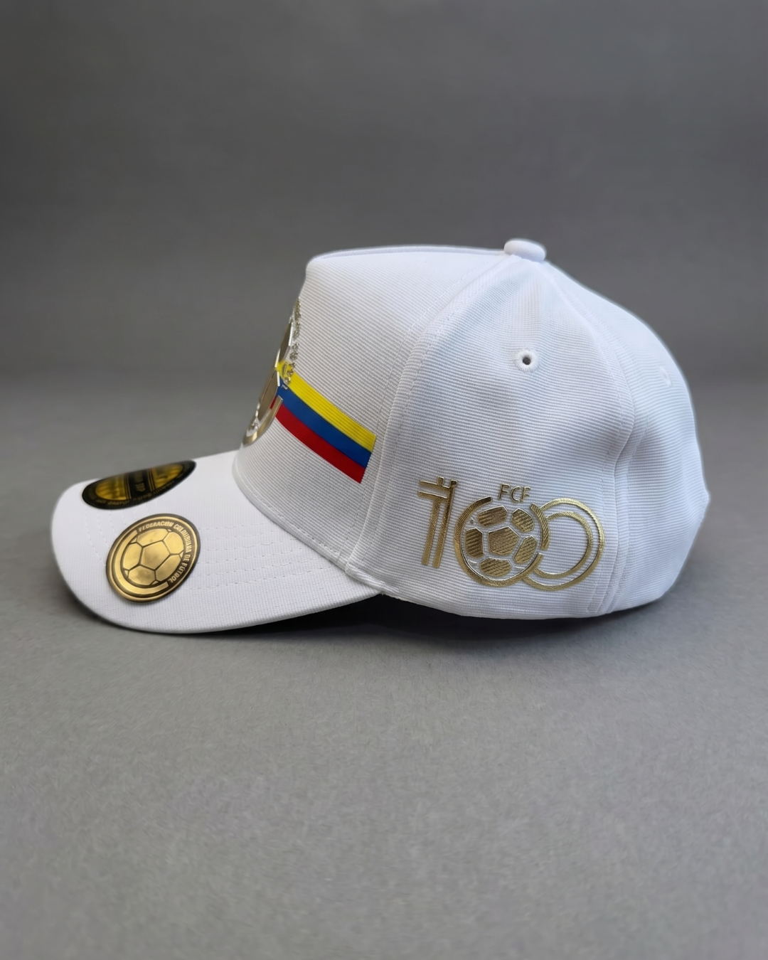 Gorras Futbol - Colombia Edicion 100 años - Blanco - Image 3