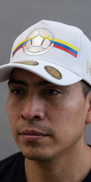 Gorras Futbol - Colombia Edicion 100 años - Blanco