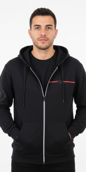 Chaqueta Perchado - Prad Linea Roja - Negro