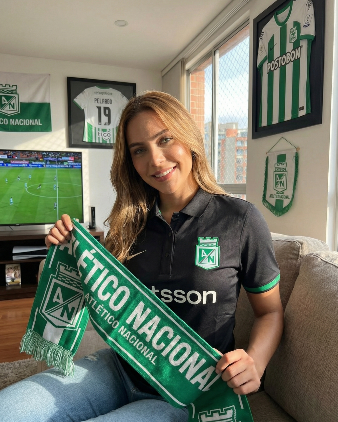 Polo Premium - Nacional Lineas Mangas - Negro - Image 9