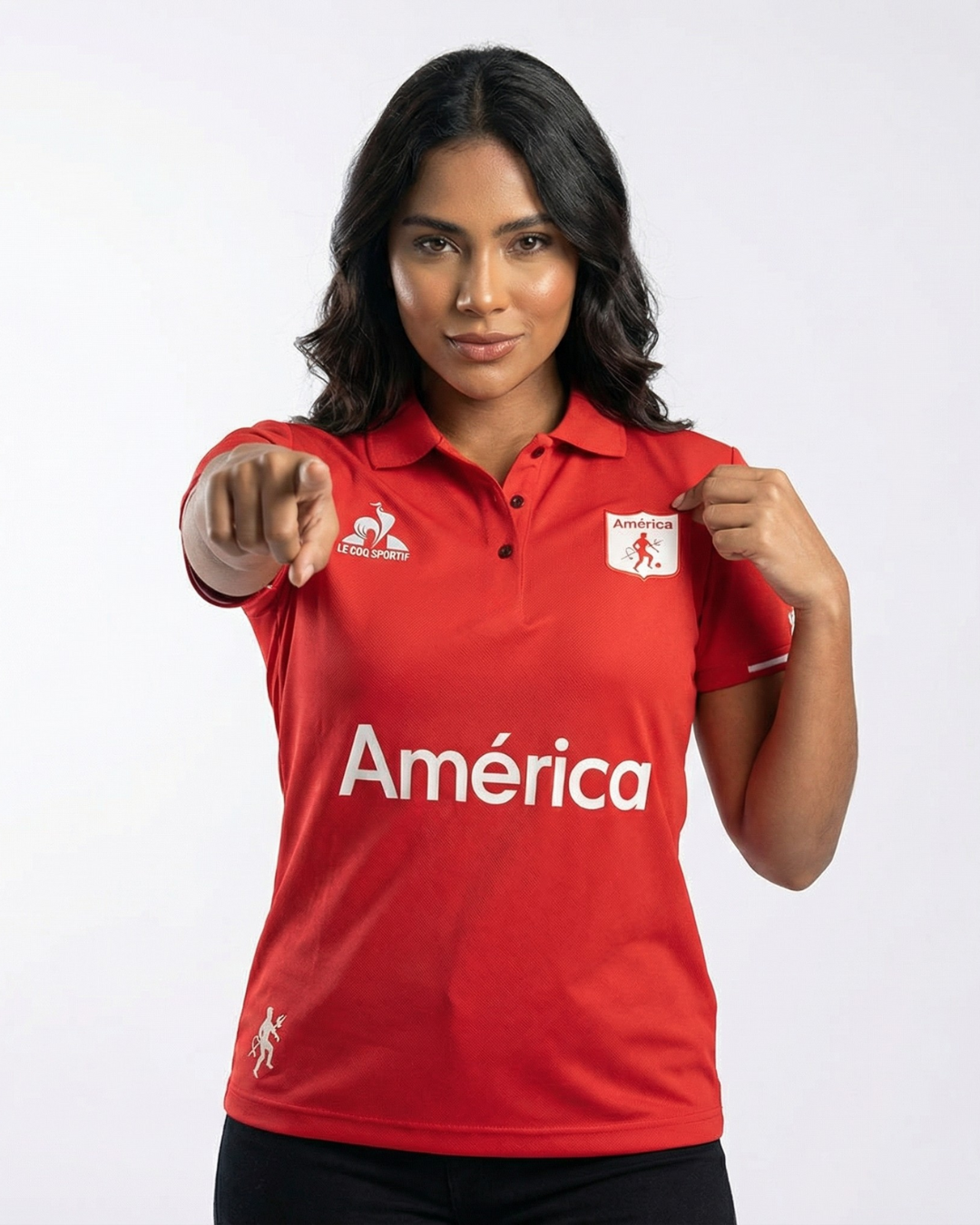 Polo Premium - America Lineas Mangas - Rojo - Image 8