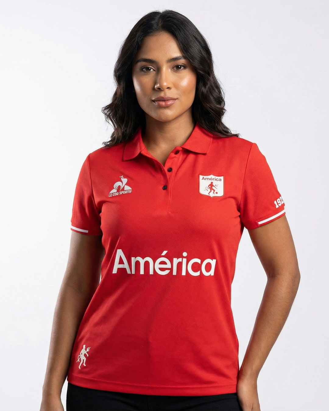 Polo Premium - America Lineas Mangas - Rojo - Image 6